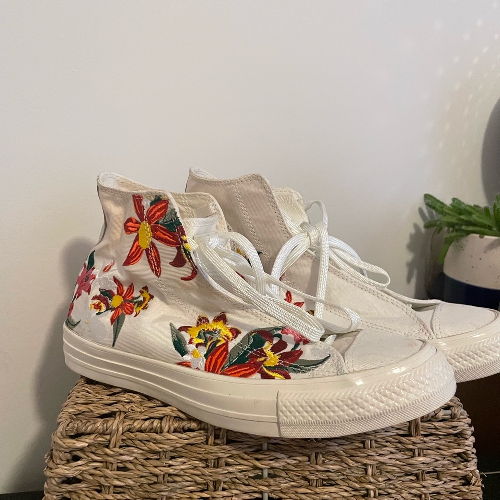 Women’s converse PatBo Chuck Taylors.